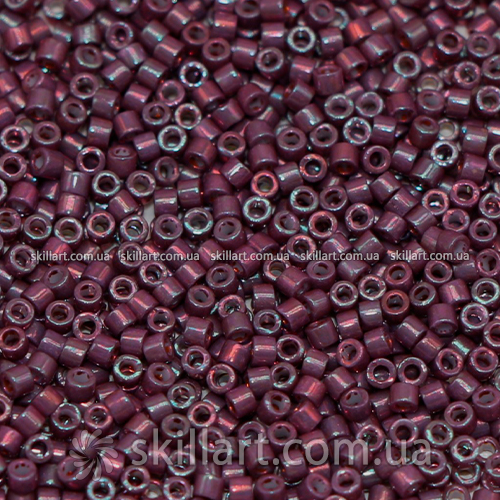 Бисер DB-1012 Miyuki Delica Beads 11/0 (радужный, малиновый темный)